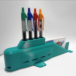 2.jpg Archivo STL Bolígrafos Submarinos y Tarjetas de visita・Plan imprimible en 3D para descargar