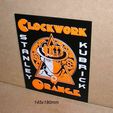 clockwork-orange-naranja-mecanica-stanley-kubrick-pelicula-cartel-leche.jpg Clockwork Orange, Clockwork Orange, Stanley Kubrick, movie, poster, sign, logo, 3D printing, logo, 3D printing