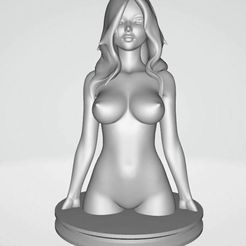 1.jpg Archivo STL gratis BUSTO DESNUDO DE MUJER・Modelo para descargar y imprimir en 3D