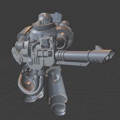 1.jpg 3D file Imperial Fists Laser Cannon・3D printing template to download