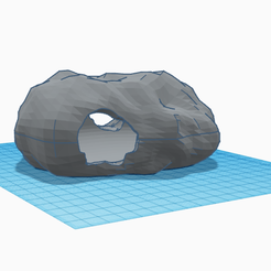Medium_cave_2entrances_6.png STL file TERRARIUM - GECKO・3D printing idea to download