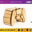 cajaplay7jpg.jpg Caja de madera en forma de control de videojuegos, archivos corte láser para dulces regalos, box, svg, eps, pdf, dxf, gamer controller