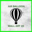 AIR BALLOON WALL ART 2D AIR BALLOON KIDS ROOM WALL ART 2D 01