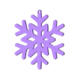 floco_neve_8x2,5cm.STL Snowflake