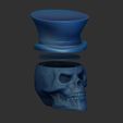 Shop4.jpg Skull with top hat, hollow inside, with open eyes