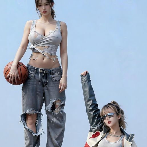 Street Courtside - Dual Pose Character Set