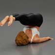 Girl-01.jpg 3D file Sporty Woman Doing Yoga the Plough Posture 3D Print Model・Model to download and 3D print, 3DGeshaft
