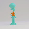 6.png Squidward 3d print model