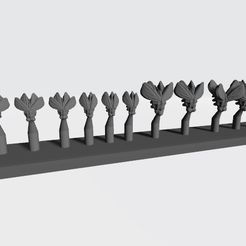 flies-2.jpg Free STL file Flies for basing (4 wings)・3D print object to download