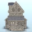 55.png Multi-storred village house (4) - Warhammer Age of Sigmar Alkemy Lord of the Rings War of the Rose Warcrow Saga