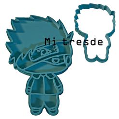kakashi-captmix.jpg STL file Kakashi chibi cutter and marker・3D printer model to download