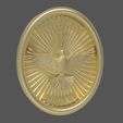z6005710275926_1b1282ffdf35a8842cd68a719f1beb98.jpg Holy Spirit Pendant - Coin - Espirito Santo 3D print model