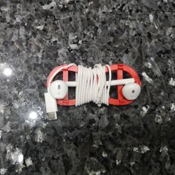 IMG_20210205_232436.jpg Free STL file Cable reel - headphones・3D printer model to download