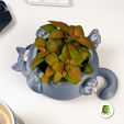 Other-THumb.jpg Горшок для растений Sleepy Chunky Cat