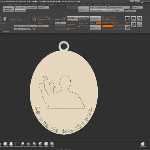 SAN ROMERO DE AMERICA MEDAL (Óscar Arnulfo Romero) 3D model