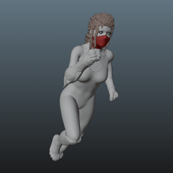 flash-girl2.png Archivo STL Chica Flash (Jesse Quick)・Diseño para descargar y imprimir en 3D
