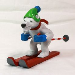 Bear-1.jpg STL file Ski Bear・3D printable model to download
