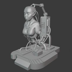 ScreenShot003.jpg Free STL file Cyborg・3D printable model to download