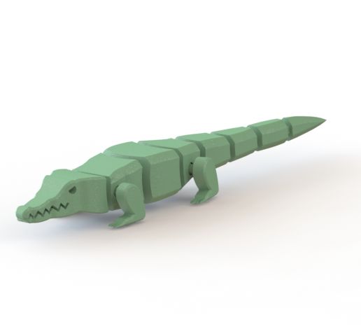 FlexCocodrile - 3D model önizlemesi