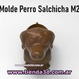 salchicha-m2-4.jpg Sausage Dog Pot Mold M2