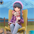 Nade_Rin_6_L.png Rin and Nadeshiko  - Laid Back Camp Anime Figure for 3D Printing