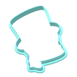 2.png Snowman Cookie Cutter | STL File