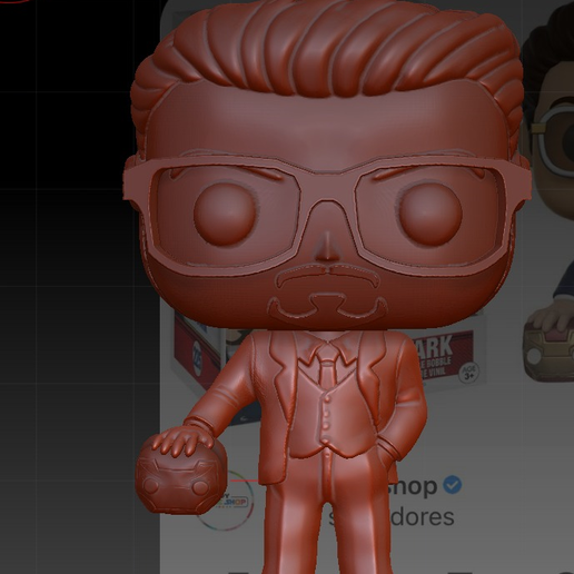 TONY STARK FUNKO 3D model