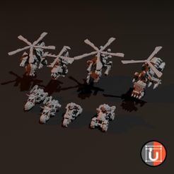 WholeArmy_2.jpg Free STL file Ork Bikers・3D print model to download