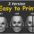 halloweenmovie_mask_013.jpg Michael Myers Mask - Halloween Movie Cosplay - Horror Mask