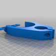 BicycleSeatBottleHolderv9_cut0.83.png Bicycle bottle holder seat mounted w/ Fusion 360 parametric