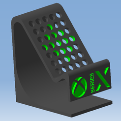 4.png Download STL file XBOX SERIES X stand - XBOX SERIES X controller holder • 3D printer design, DRE-3D-FREPS-DESIGN