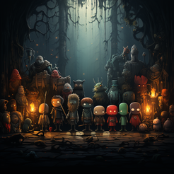 printedminis_stylized_cartoony_rpg_characters_holding_bows_and__506093f3-549c-4dd5-80ed-aa3392ada04f.png 3D-Datei Modularer Bausatz für Bogenschützen・3D-druckbare Vorlage zum herunterladen