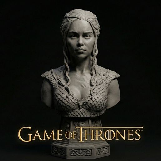 Bust Daenerys Targaryen “Game of Thrones”