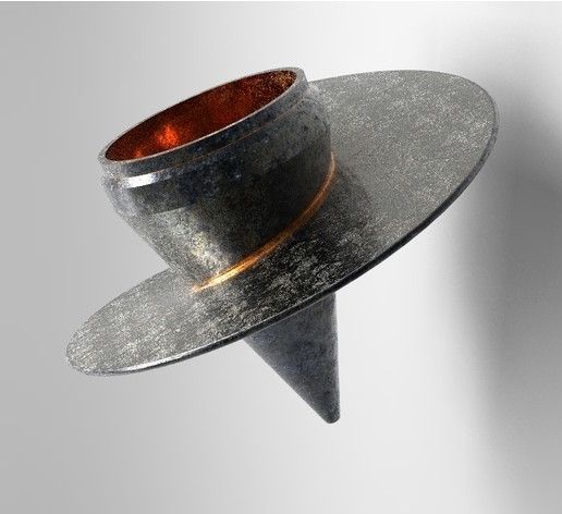 Tip of a screw pile