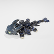 Toothless-keychain-render-4.png Toothless Flexi articulated Keychain