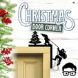 028a.jpg 🎅 Christmas door corners vol. 3 💸 Multipack of 10 models 💸 (santa, decoration, decorative, home, wall decoration, winter) - by AM-MEDIA