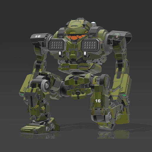 🔥 American Mecha Wizard FS1 Fire Support type・Free 3D File for 3D ...