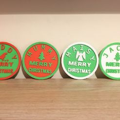 D> Chit STMAS 4 Christmas Coasters