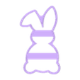 hare2.stl Easter (kit) cookie cutter