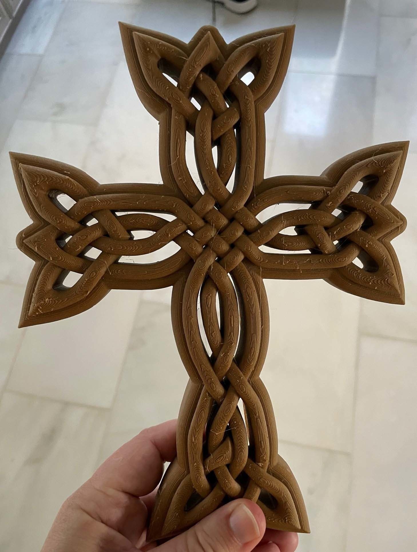 1crop.jpg Download free STL file Ornate Wood Cross • Object to 3D print, ad_carrillo