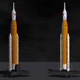 2.jpg The Space Launch System (SLS): NASA’s Artemis I Moon Rocket with platform. File STL-OBJ for 3D Printer