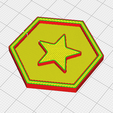 star-preview.png 81 Symbol Meeple Hexagons Collection – 3D Printable Game Tokens