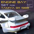 a2.jpg Engine Bay set to Tamiya 1988 Porsche Turbo 1-24th