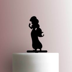 JB_Aladdin-Jasmine-Body-225-A586-Cake-Topper.jpg STL file ALADDIN JASMINE TOPPER・3D printable model to download