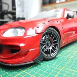 featured_preview_IMG_2335_-_Copy.jpg STL file Toyota Supra 1:10 scale with wide body kit・3D printing design to download