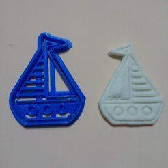 Sailboat, Ship. Cookie Cutter