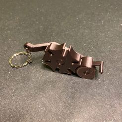 1.jpg Maltese Cross Gear Keychain