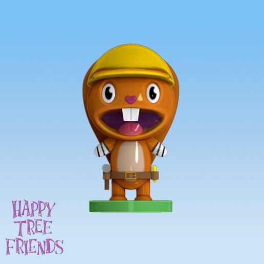 🌳 HAPPY TREE FRIENDS - HANDY・ STL File for 3D printing・Cults
