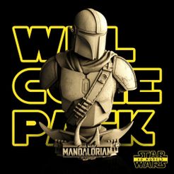 041321-Star-Wars-Mando-Promo-Post-031.jpg Free 3D file Mandalorian Bust - Star Wars 3D Models - Tested and Ready for 3D printing・Template to download and 3D print