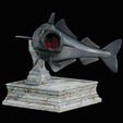 coalfish-open-mouth-statue-box-4.png COALFISH / POLLACHIUS VIRENS trophy with storage space for 3d printing